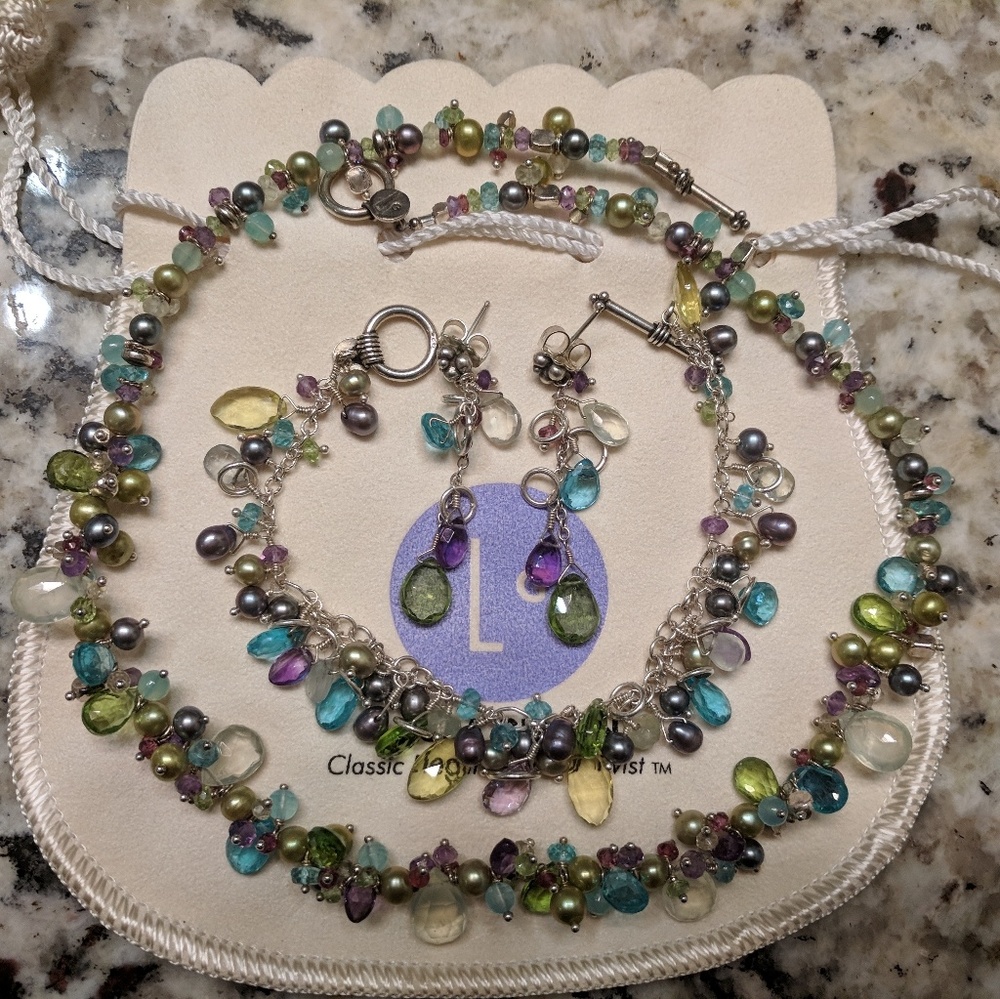 Laura Gibson Gemstone Jewelry Set